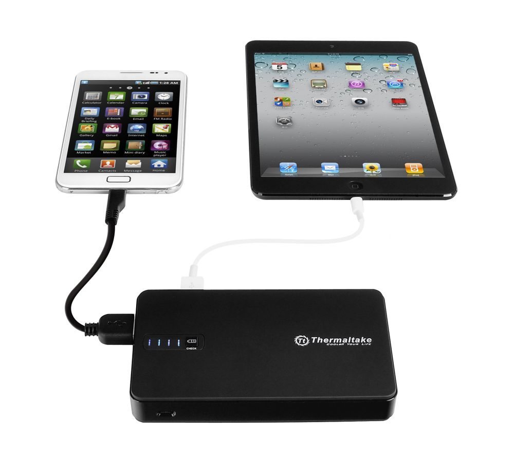 Thermaltake 8400mAh Portable Power Pack is designed for the current modern mobile age