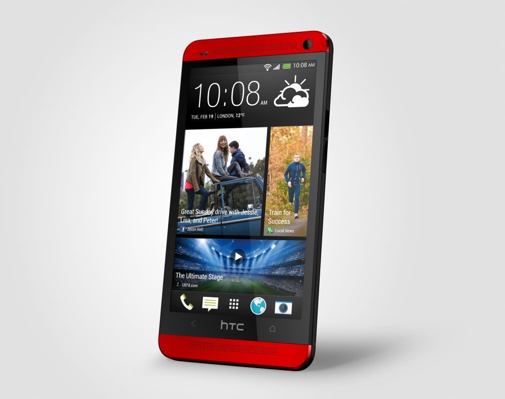 HTC One Red right