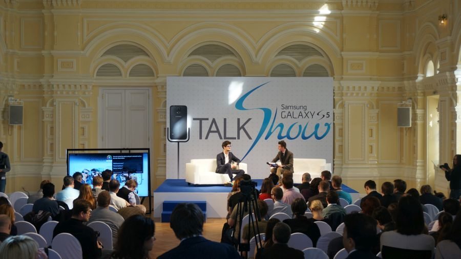 Презентация смартфона Samsung Galaxy S5 в Москве