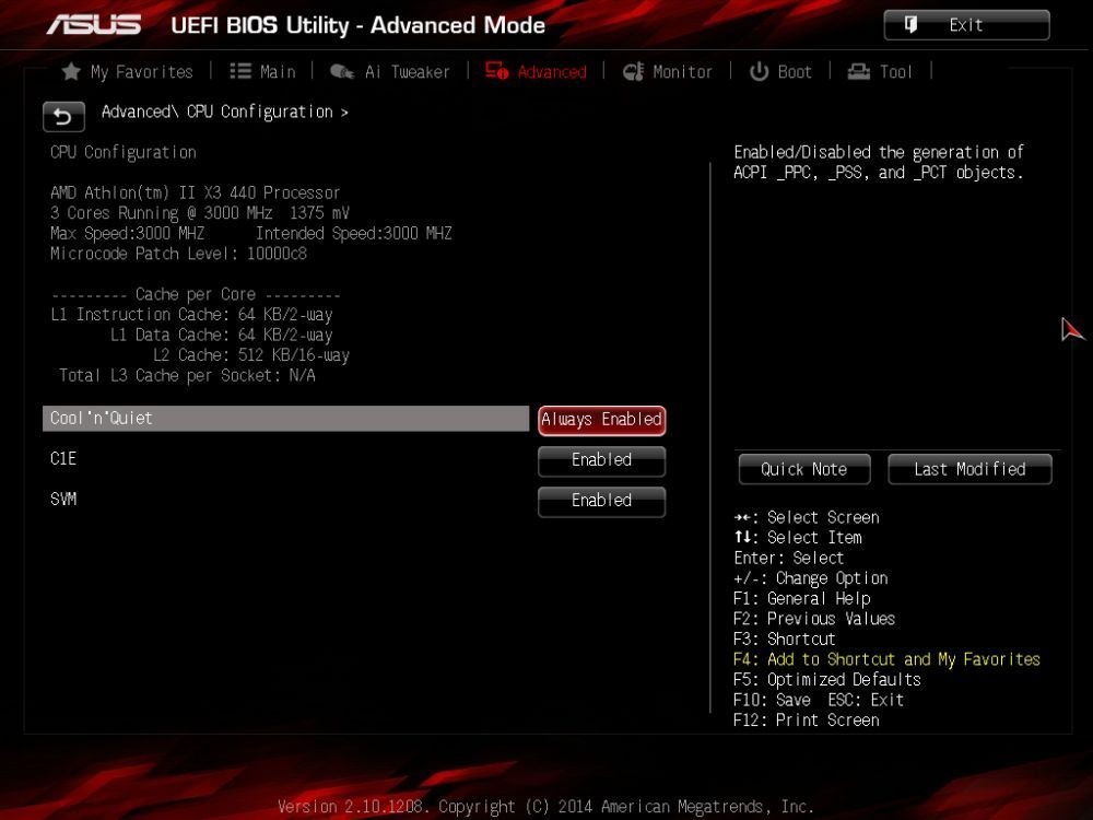 ASUS 970 PRO Gaming/Aura UEFI BIOS