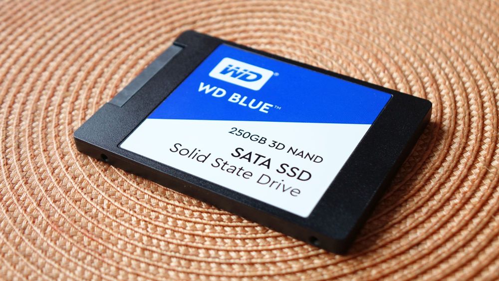 WD Blue 3D NAND SATA SSD 250 Гбайт