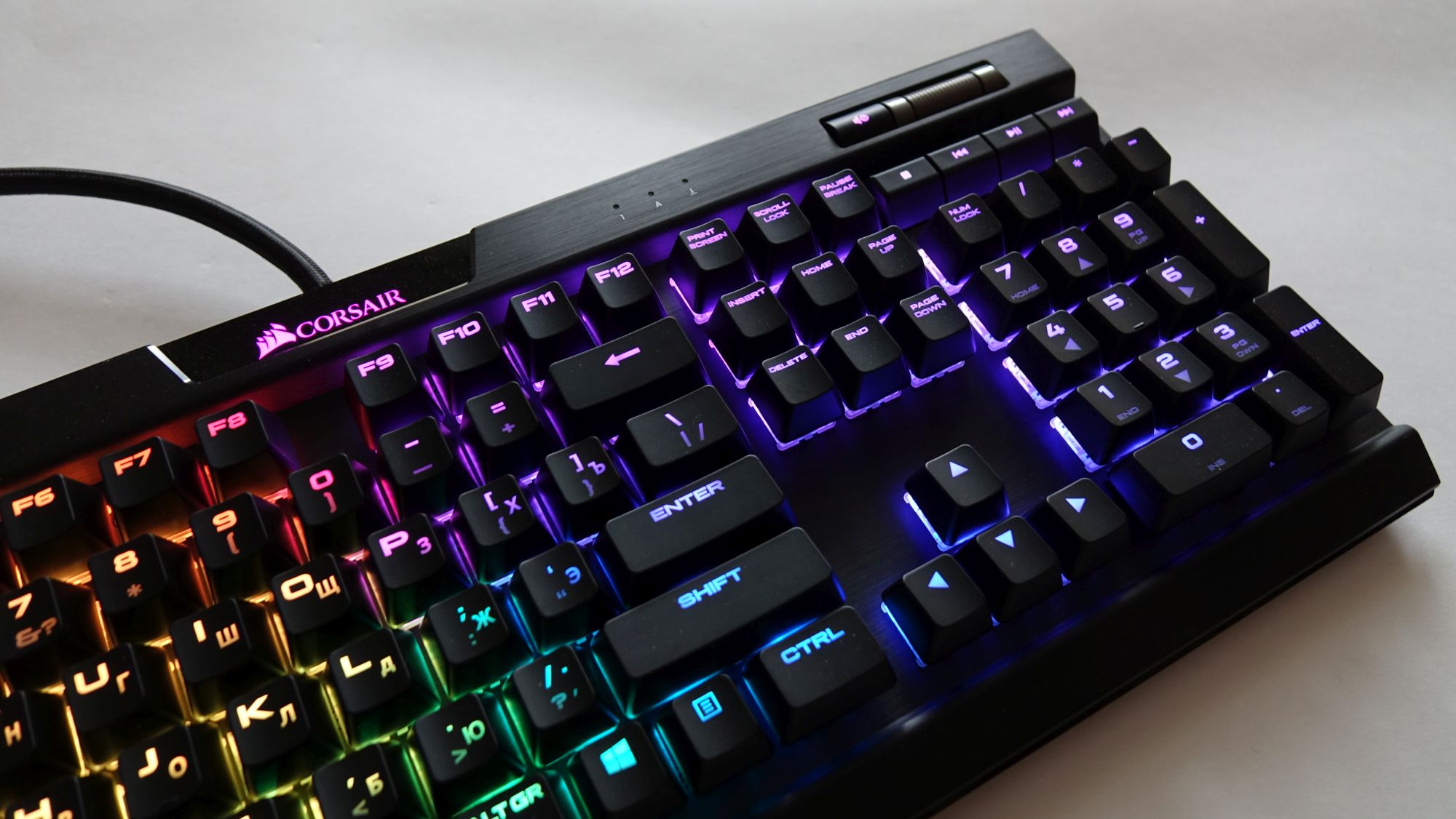 Сброс клавиатуры corsair k70