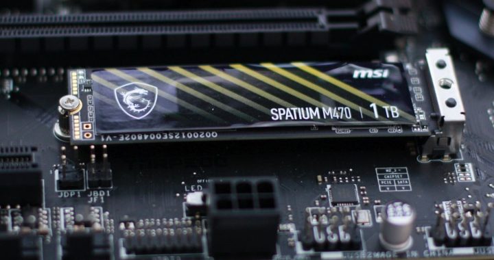 MSI Spatium M470 PCIe 4.0 NVMe M.2 1 Тбайт