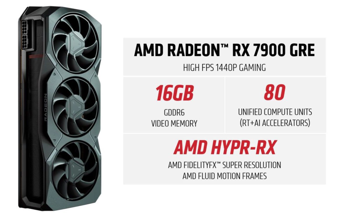 AMD Radeon RX 7900 GRE 16 Гбайт
