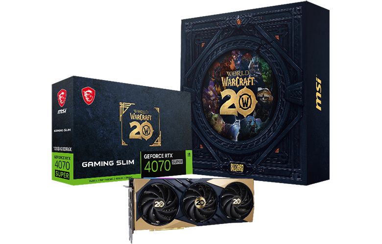 GeForce RTX 4070 Super 12G Gaming Slim World of Warcraft Edition