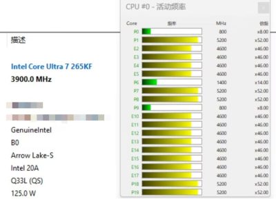 Intel Core Ultra 7 265K “Arrow Lake”